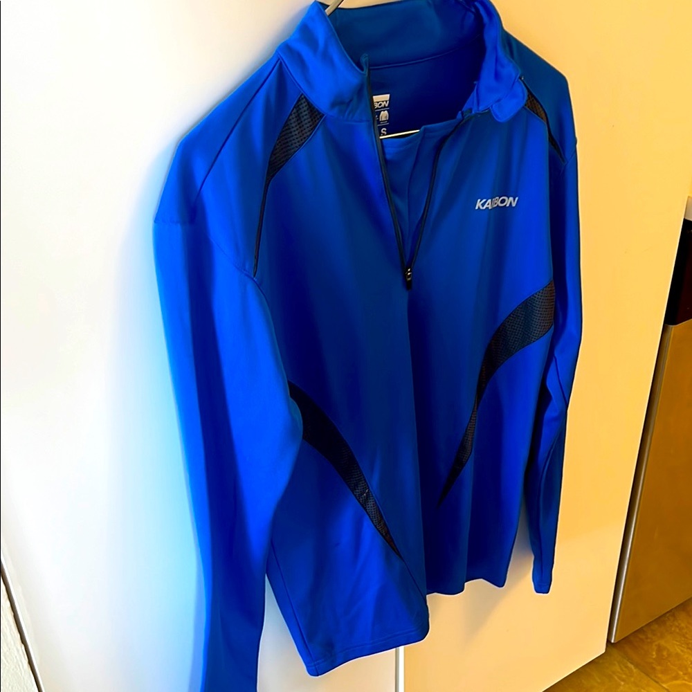 Karbon Blue  1/4 Zip Athletic Mid Layer